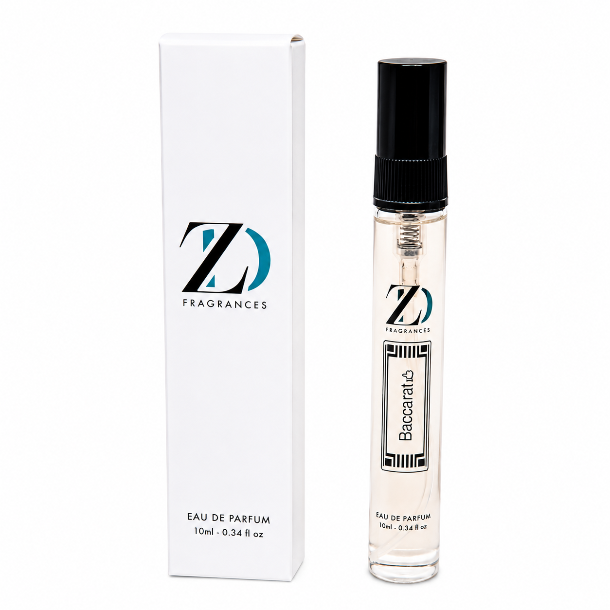 Baccarat by ZD Fragrances | Oil-Based Eau de Parfum | Long-Lasting Unisex Perfume | 10ml Travel Spray