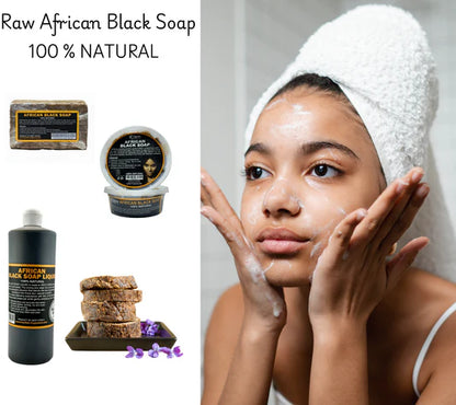 African Black Soap Bar & Liquid