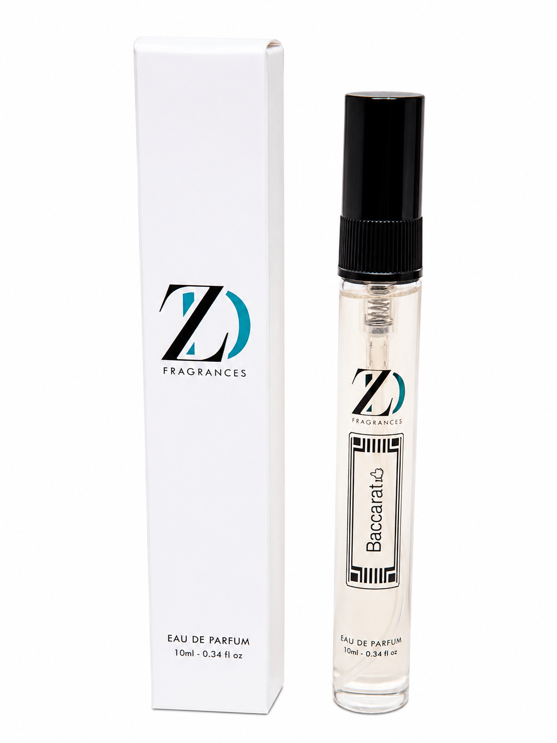 Baccarat by ZD Fragrances | Oil-Based Eau de Parfum | Long-Lasting Unisex Perfume | 10ml Travel Spray