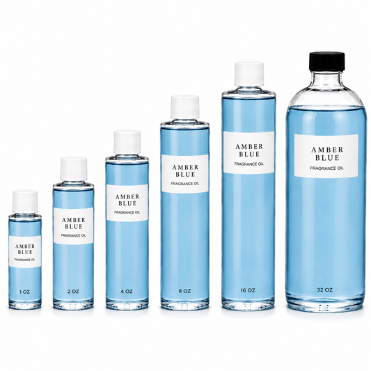Amber blue Fragrance Oil – Premium Body Oil | Long-Lasting Scent