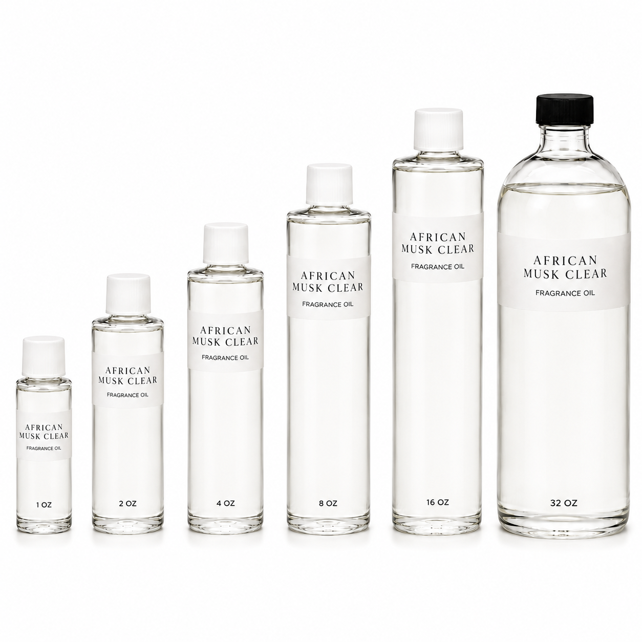 African musk clear Fragrance Oil – Premium Body Oil | Long-Lasting Scent