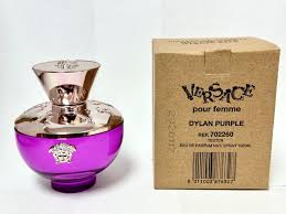 versace dylan purple tester 3.4oz edp w 3.4 oz edp spray for women