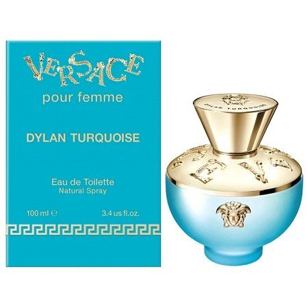versace dylan turquoise 100ml edt w 3.4 oz edt spray for women