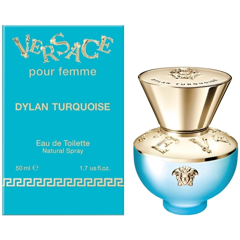 versace dylan turquoise 50ml edt w 1.7 oz edt spray for women