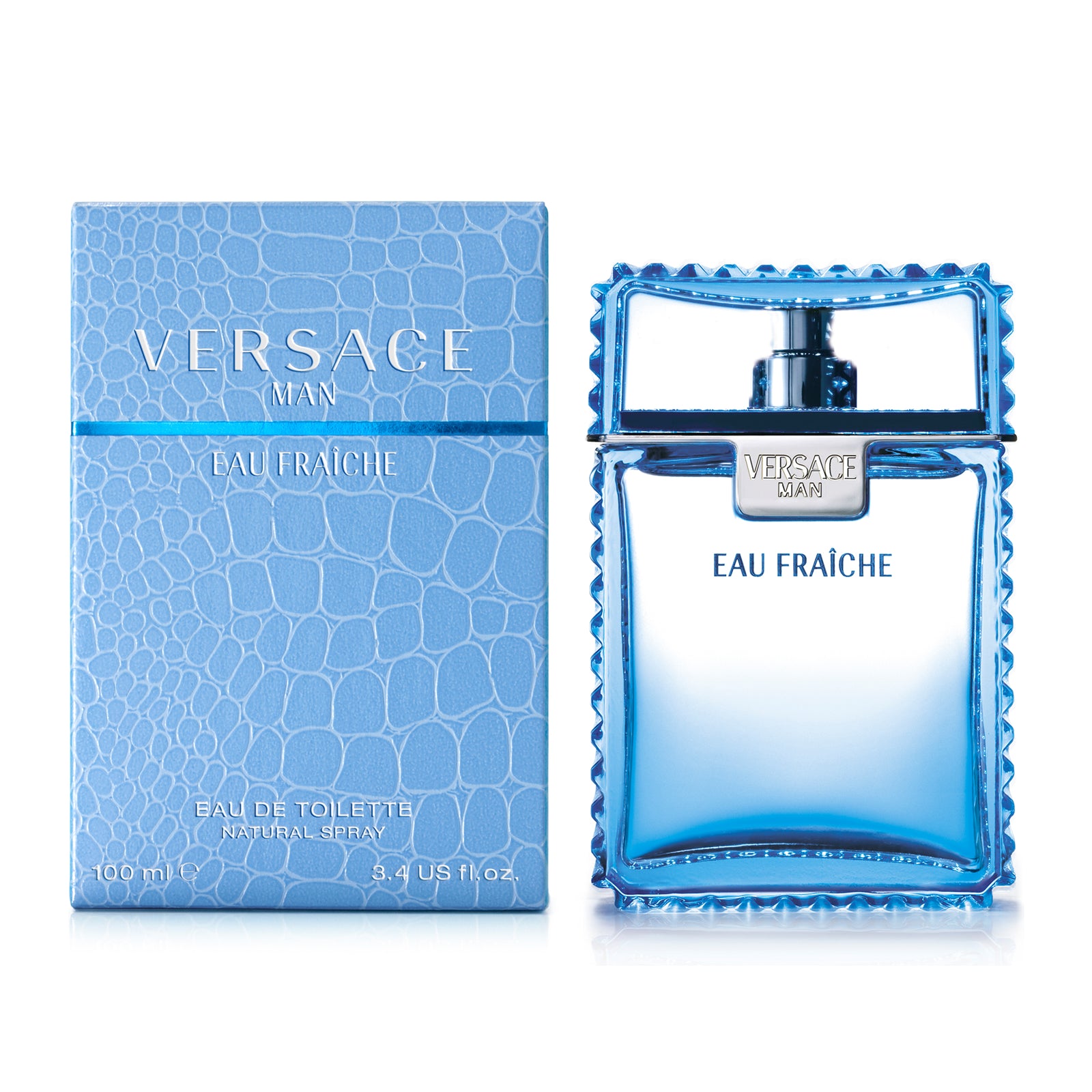 versace eau fraiche 100ml edt m 3.4 oz edt spray for men