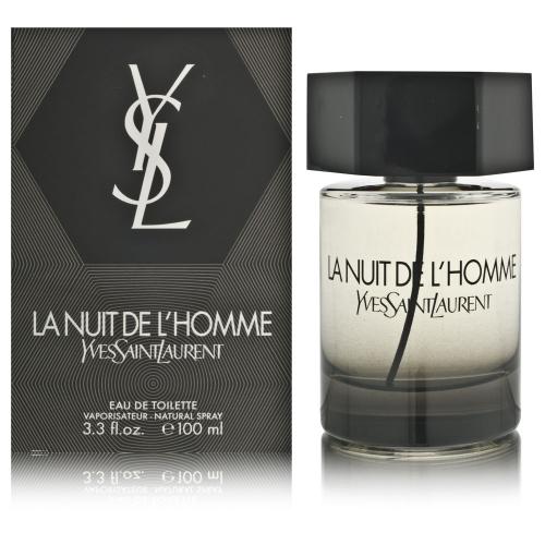 yves saint laurent la nuit l homme 3.4oz edt m 3.4 oz edt spray for men